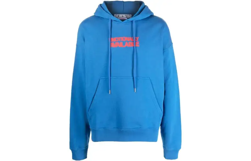 OFF-WHITE Arrows Slogan Print Hoodie