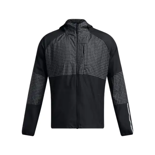 Under Armour UA Elite Jacket Men's Black Plaid Patchwork
