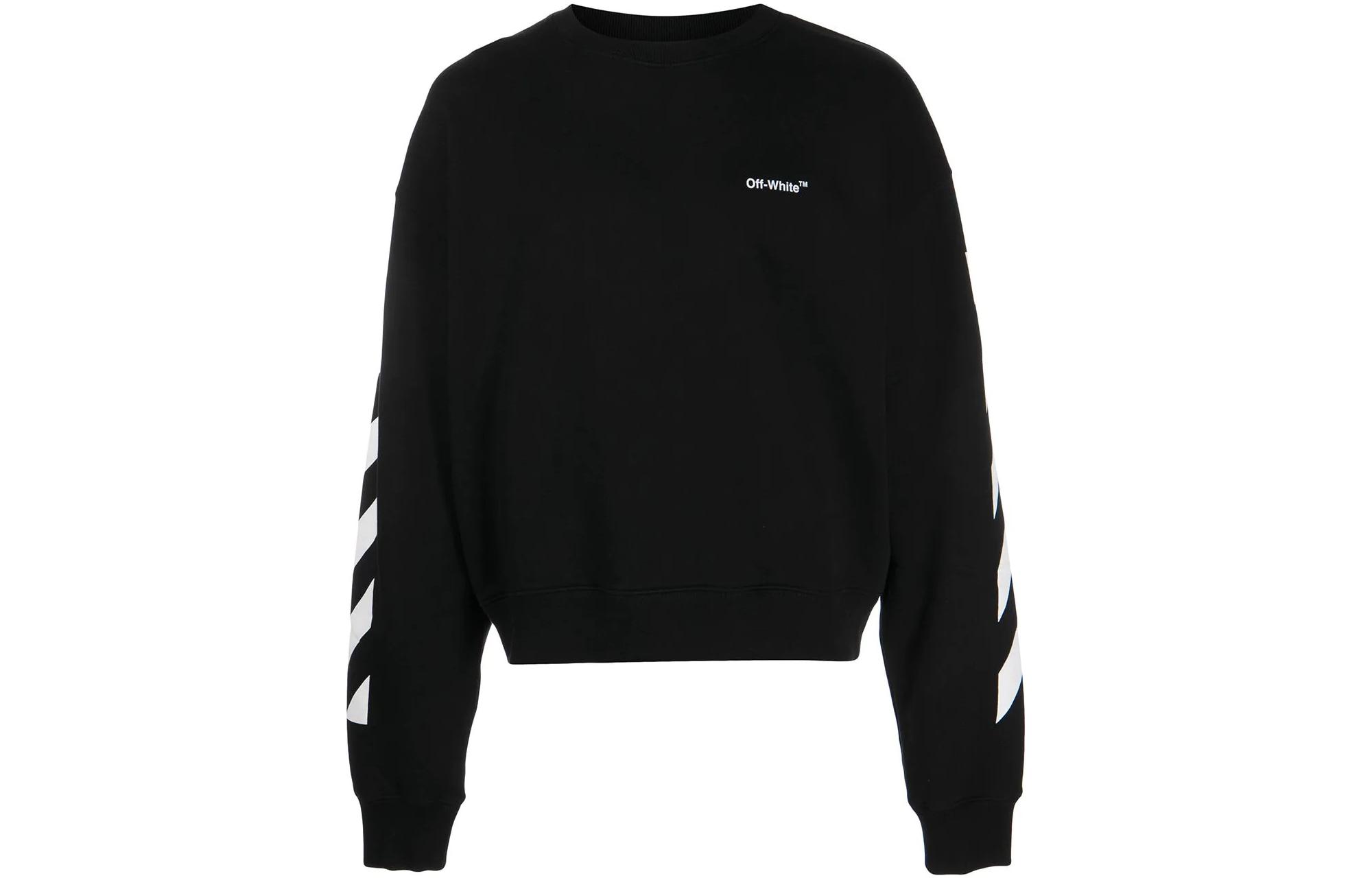 OFF WHITE Diagonal Helvetica Oversized Sweatshirt