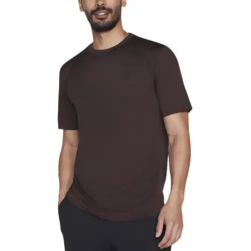 Skechers On THE ROAD Apparel T Shirt Men's Coffee