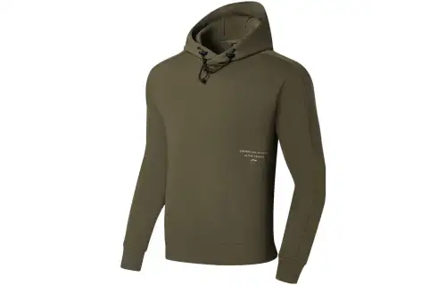 Li Ning Training Series Sweatshirts Unisex Dark Olive Green Hooded Moderate Regular