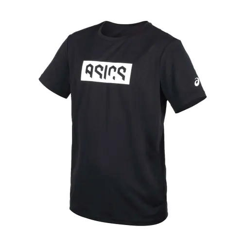 ASICS Running T Shirt Men's Black White