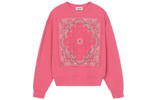 【Previous Season】bandana-print organic cotton sweatshirt