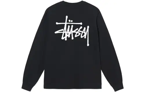 Stussy Basic Pigment Dyed Long Sleeve Tee