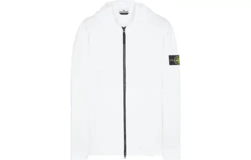 STONE ISLAND Sweatshirts Men's White Hooded Moderate Other