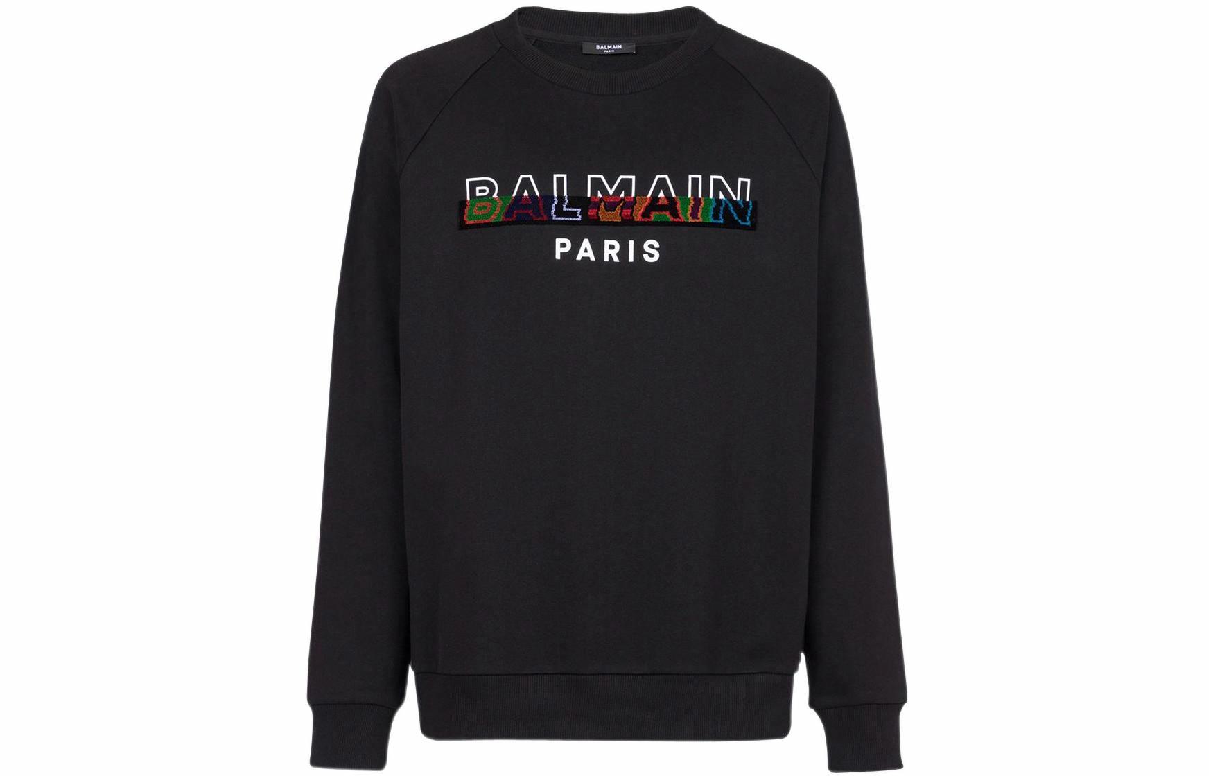 Мужское худи BALMAIN BALMAIN SS22 (черное)