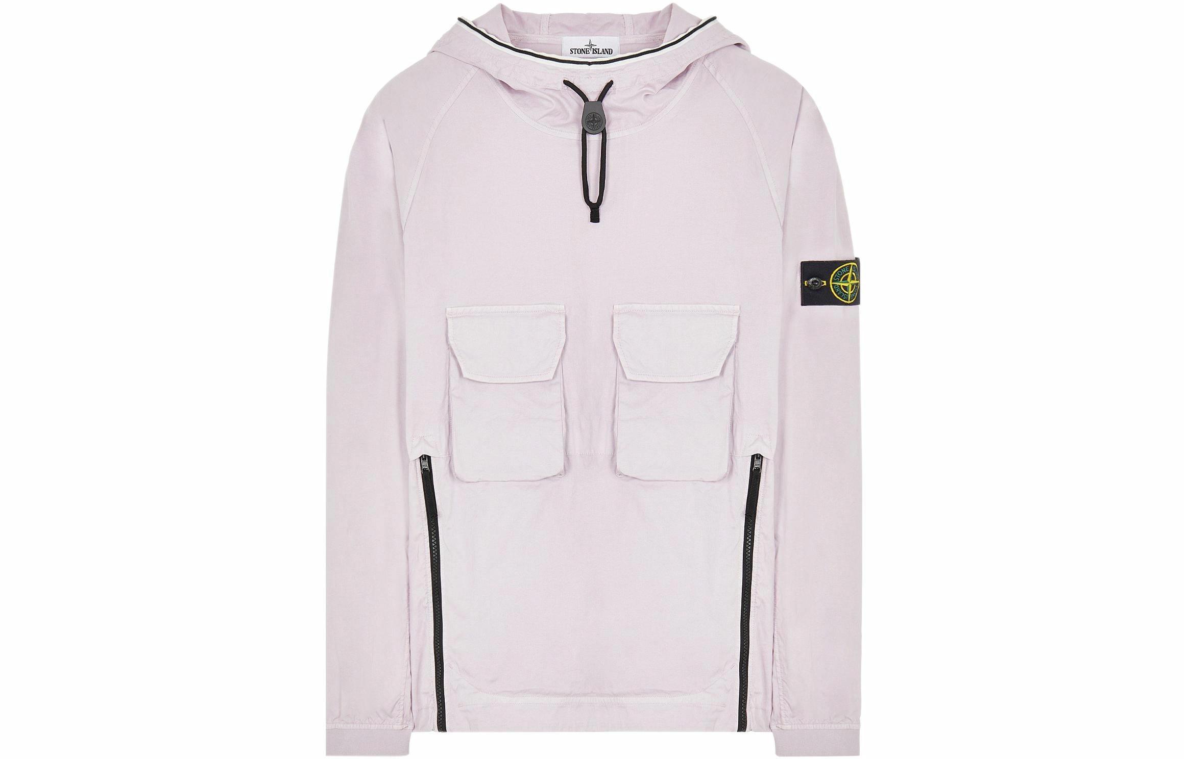 Мужское худи STONE ISLAND SS22 (розовое)