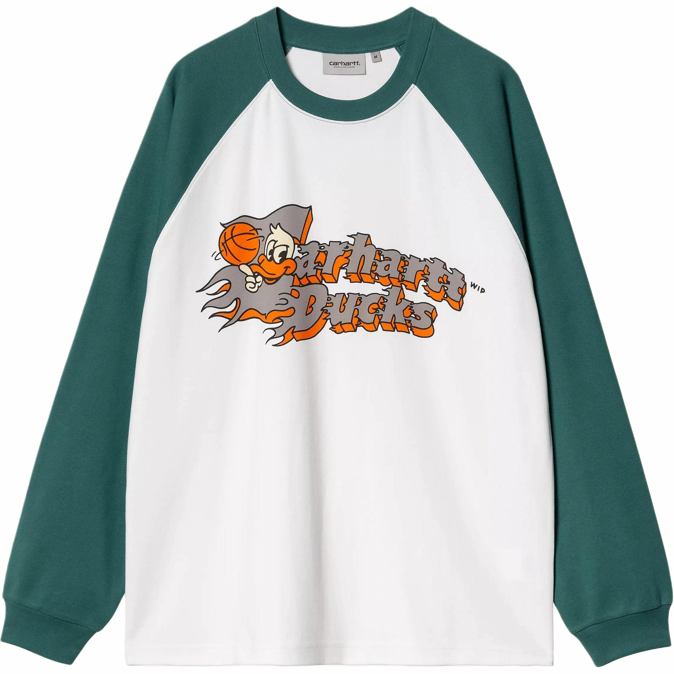 Мужская футболка Carhartt WIP Flaming Ducks (белая)
