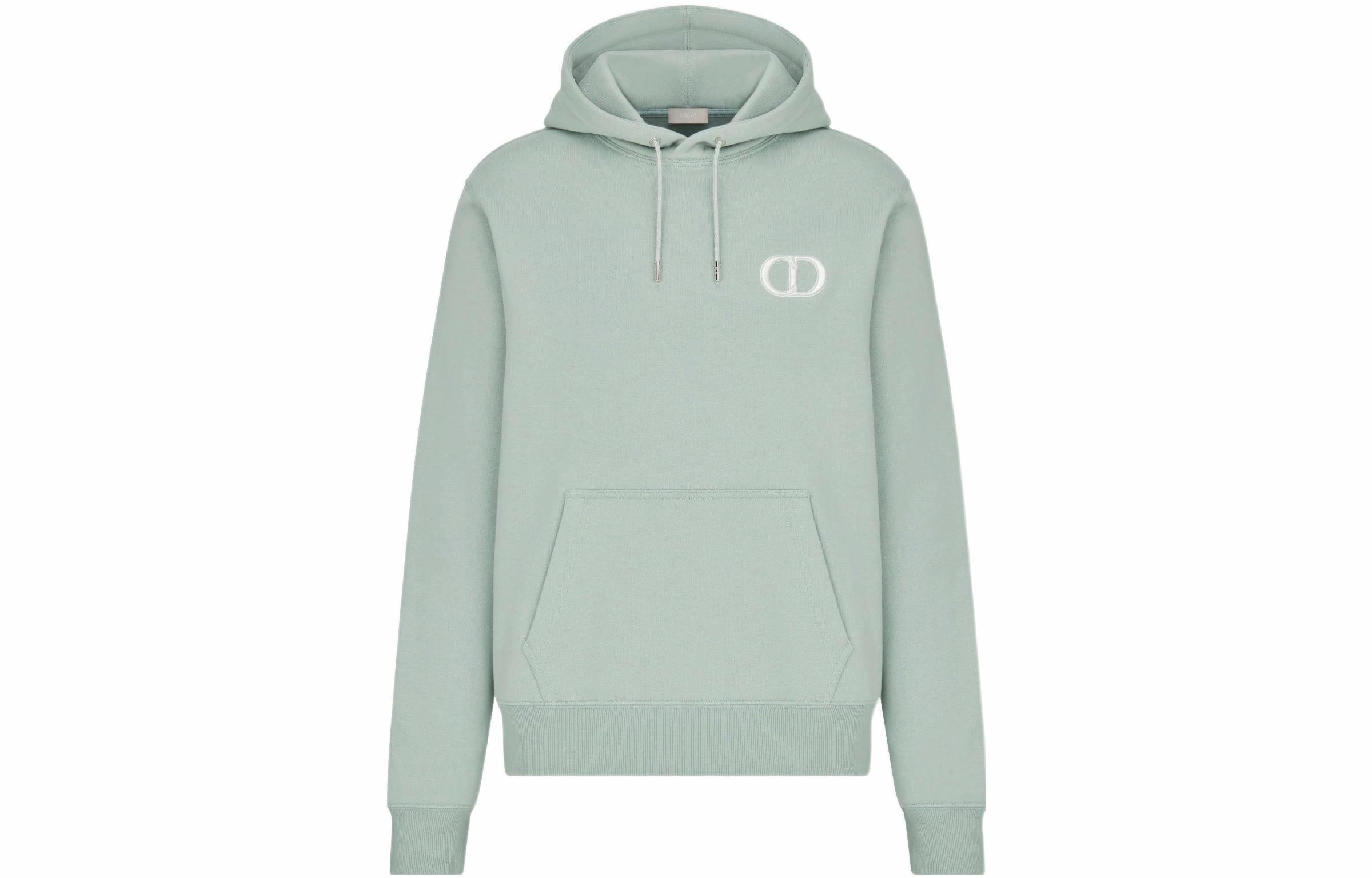 Мужской свитшот Dior SS22 Logo (зеленый)