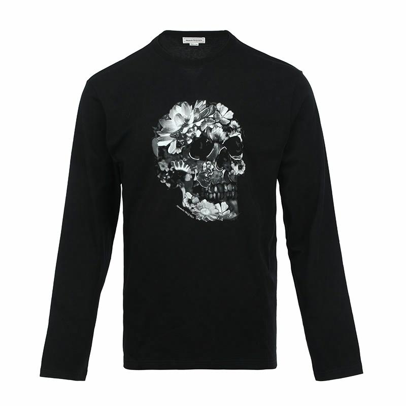 Мужская футболка Alexander McQueen (черная)
