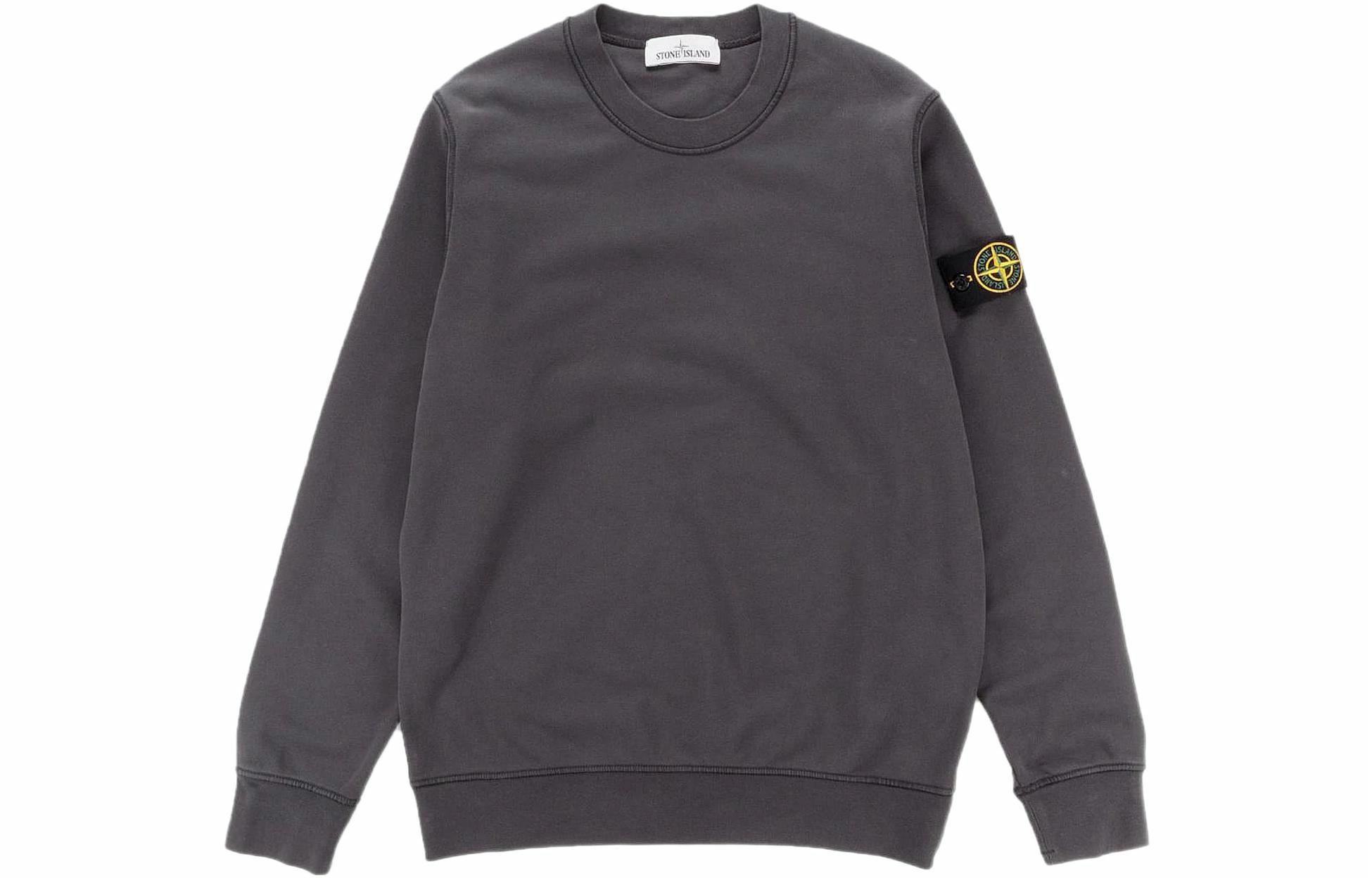 Мужской свитшот Stone Island (темно-серый)