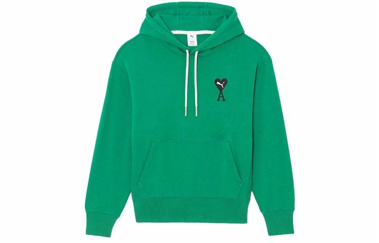 Мужское худи PUMA x AMI (нежно-зеленое)