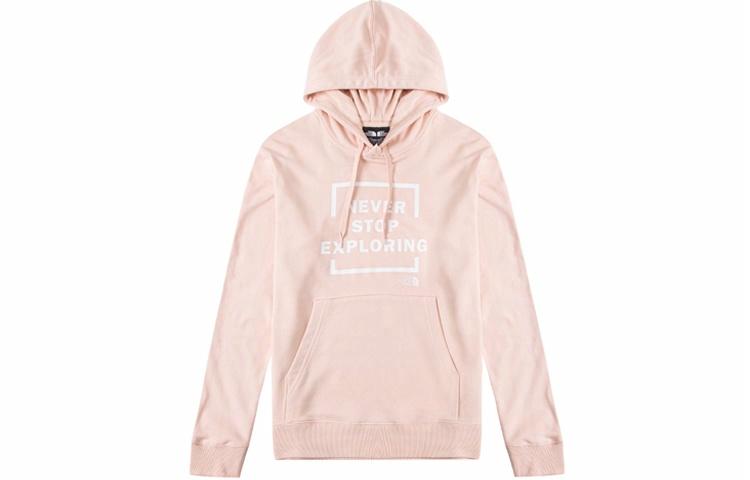 Худи The North Face С логотипом (розовое)