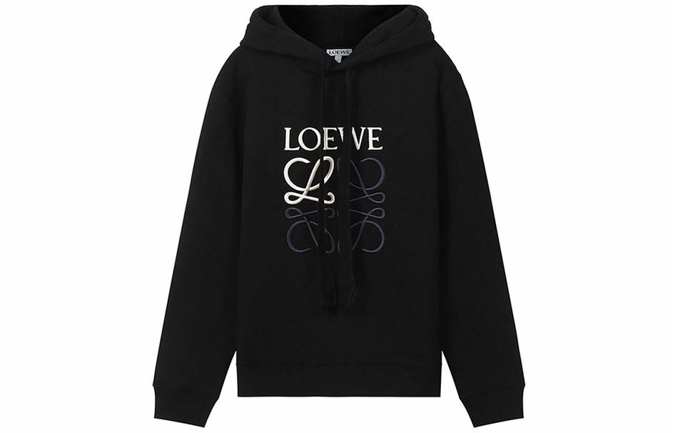 Мужское худи LOEWE (черное)