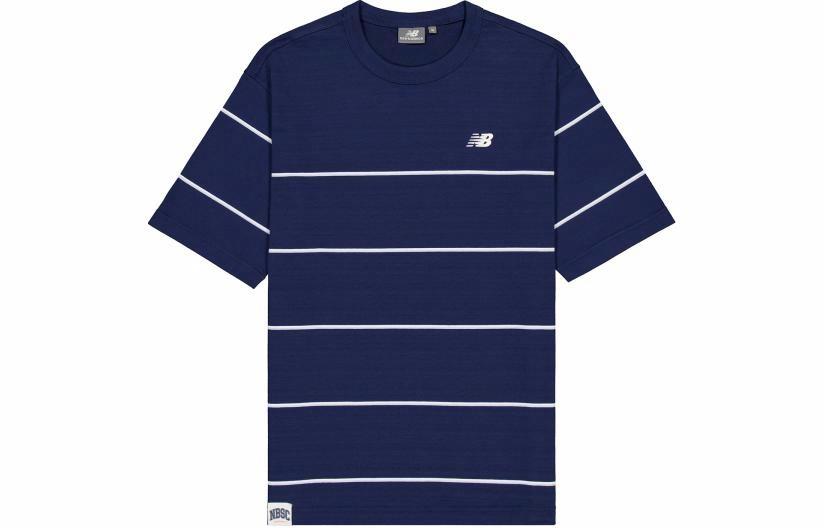 Мужская футболка New Balance Logo (темно-синяя)