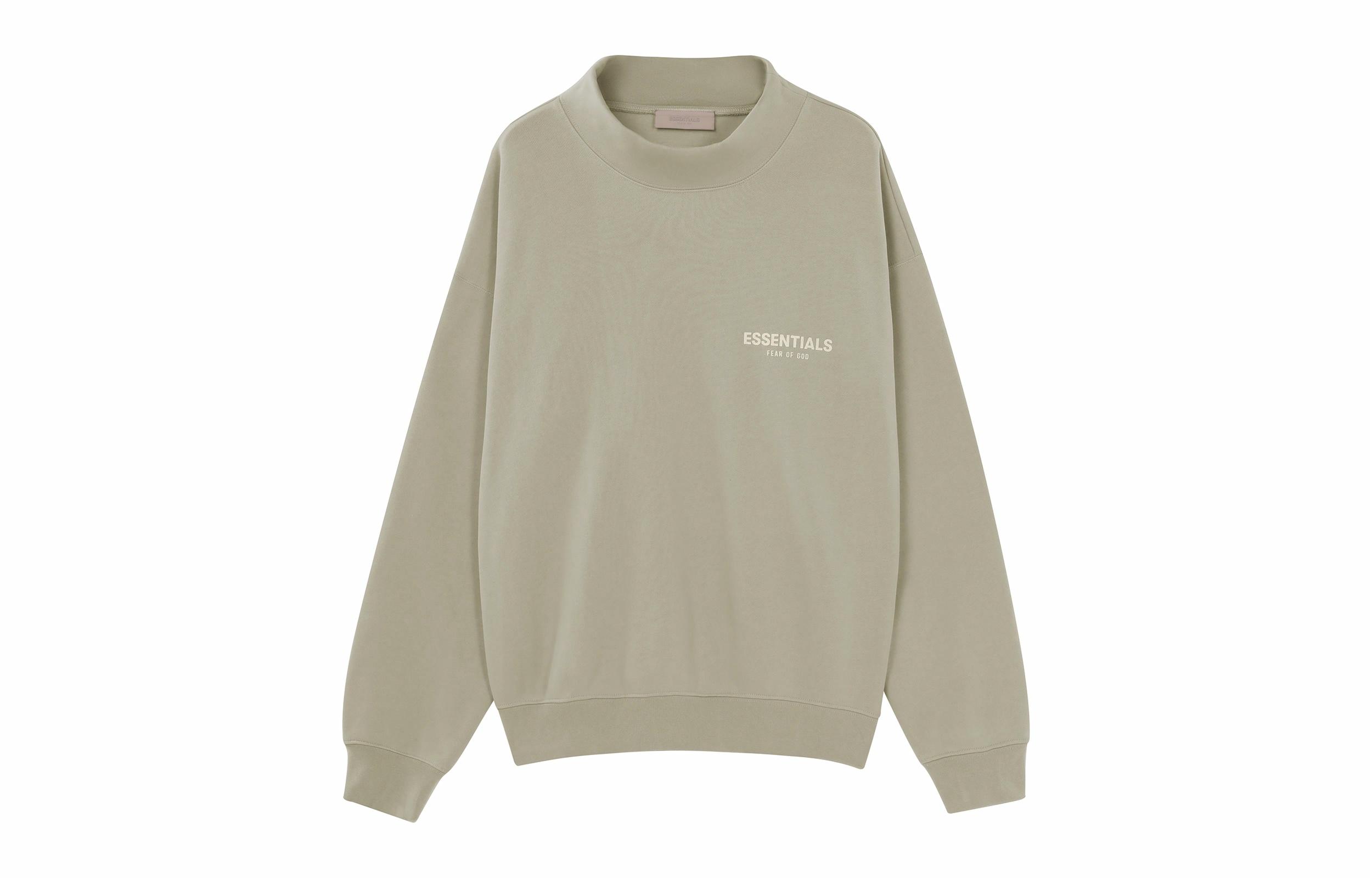 Мужское худи Fear of God (серо-зеленое)