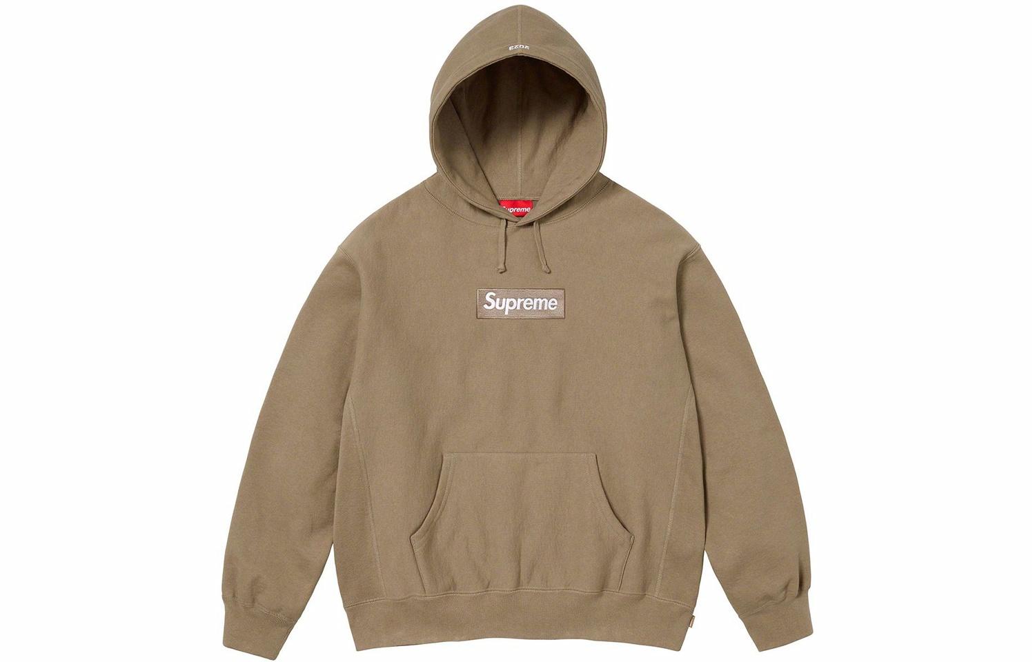 Худи Supreme Box Logo Hooded Sweatshirt (однотонное)