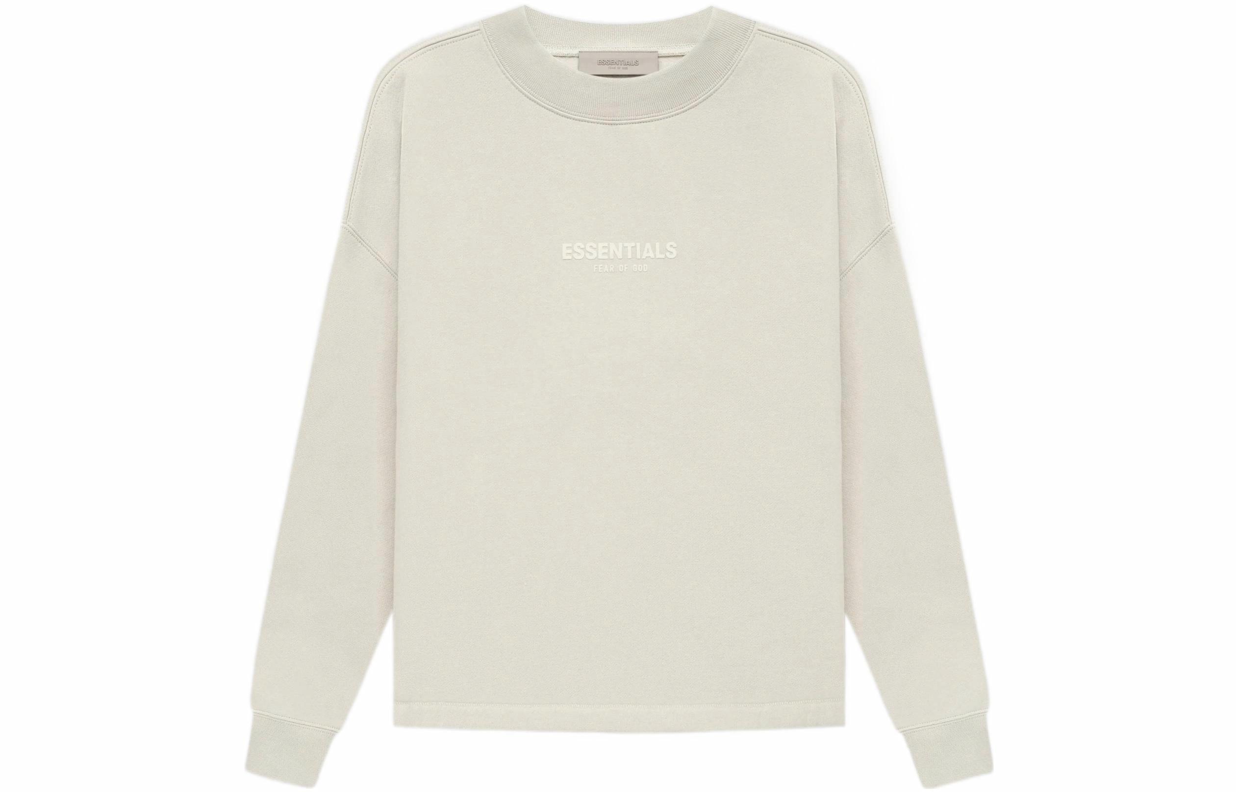 Мужской свитшот Fear of God Essentials SS22 Relaxed Crewneck (/ пшеничный)