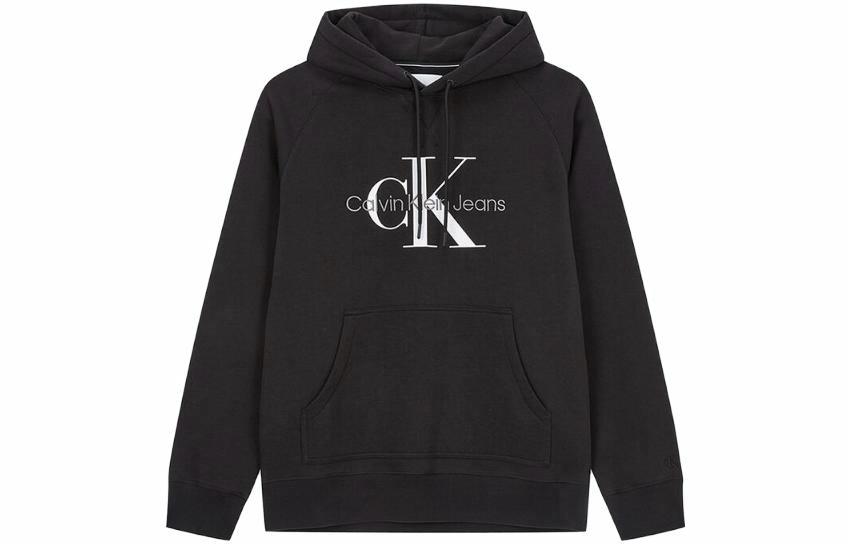 Мужское худи CALVIN KLEIN Logo (черное)