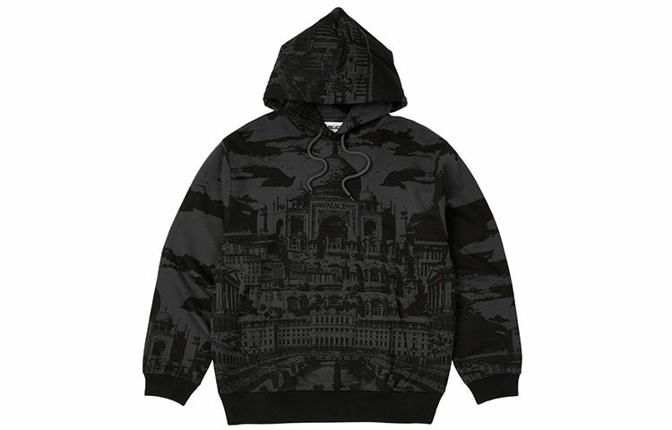 Худи Palace FW23 MEGA PALACE HOOD (черное)