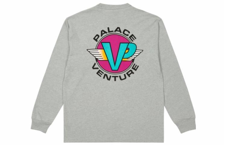 Мужской свитшот Palace Venture Longsleeve (серый)