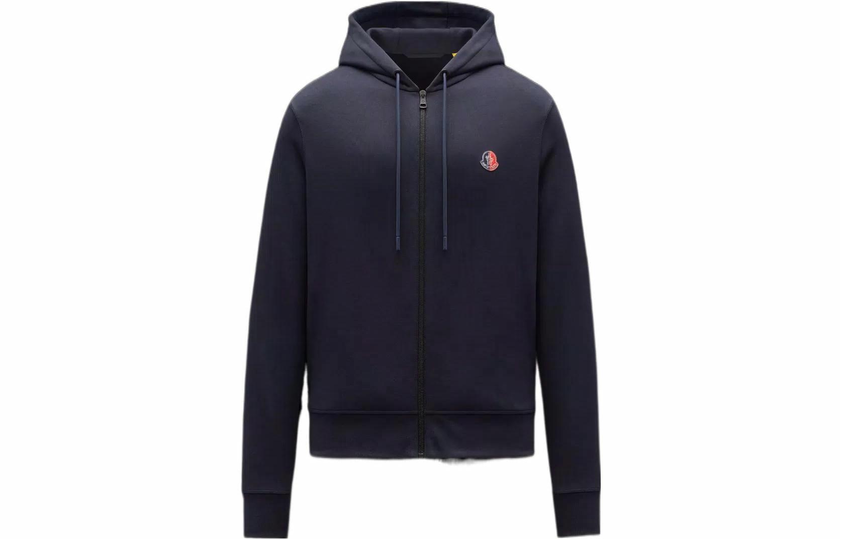 Мужское худи Moncler Hoodie (синее)
