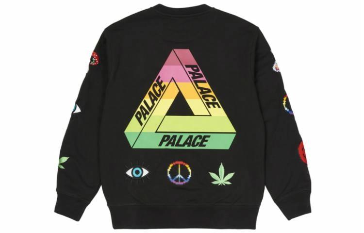 Мужской свитшот Palace SS22 Mixed Media (черный)