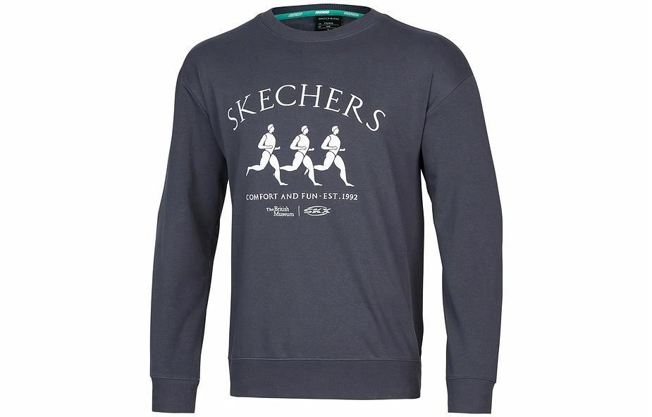 Мужское худи Skechers (серое)
