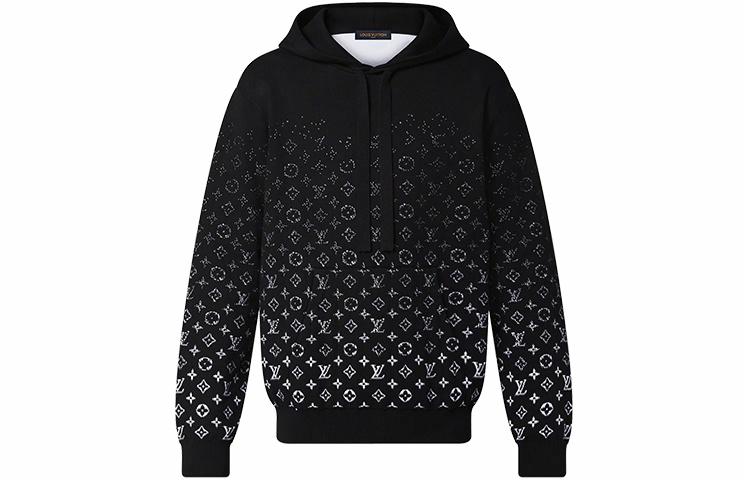 Мужское худи Louis Vuitton LOUIS VUITTON FW22 Monogram (черное)