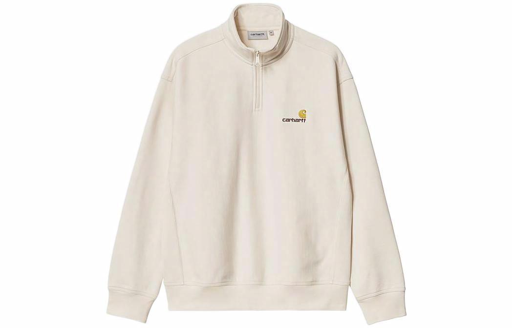 Мужская куртка Carhartt WIP logo (бежевая)