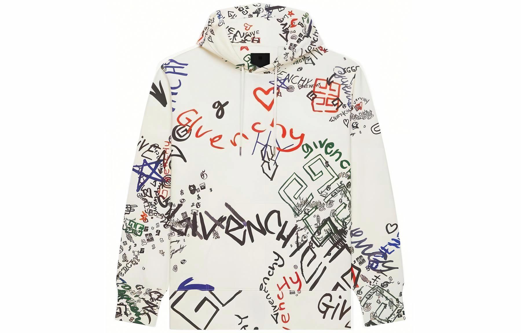 Мужское худи Givenchy GIVENCHY FW22 Logo (бежевое)