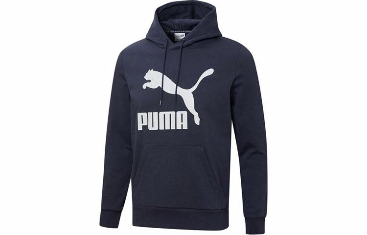 Мужское худи PUMA (темно-синее)