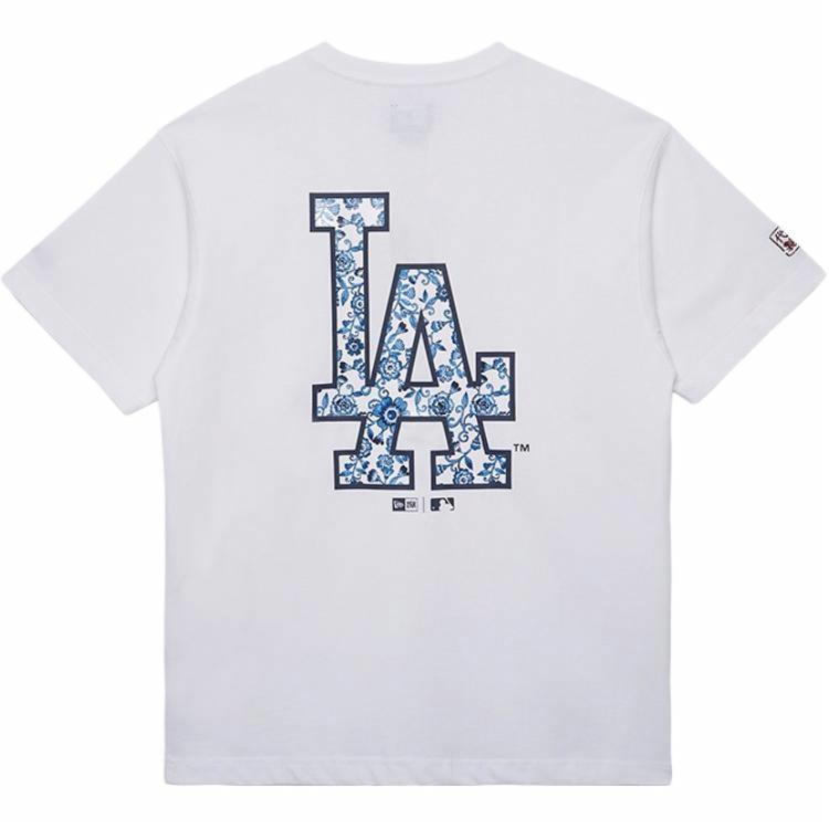 Футболка New Era × MLB Los Angeles Dodgers (белая)