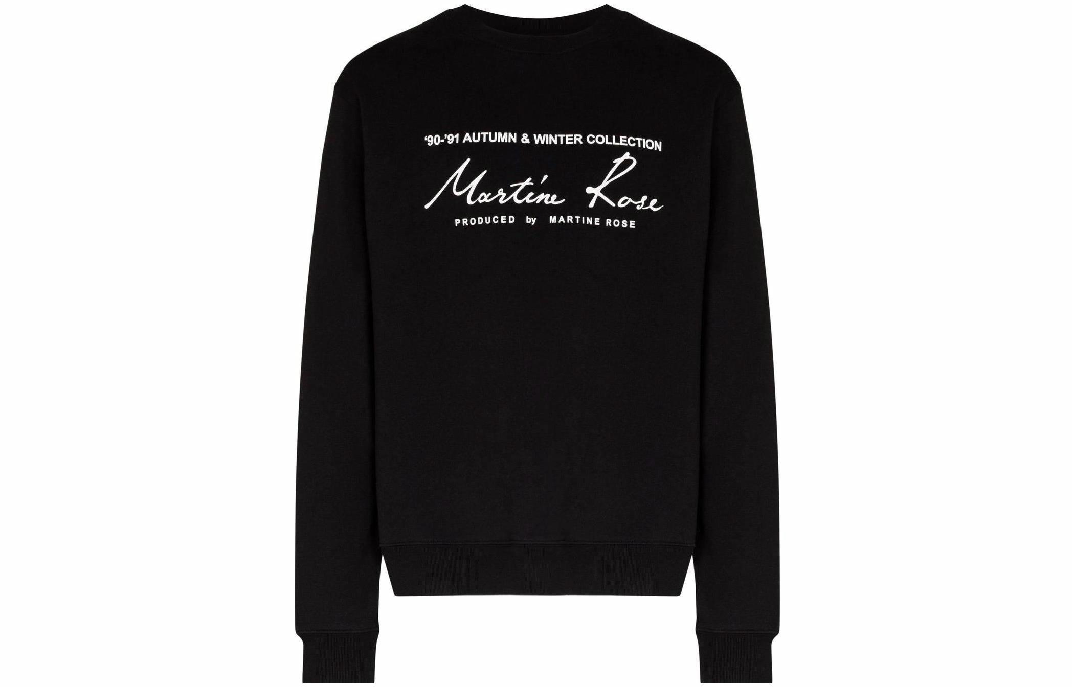 Худи Martine Rose Logo (черное)