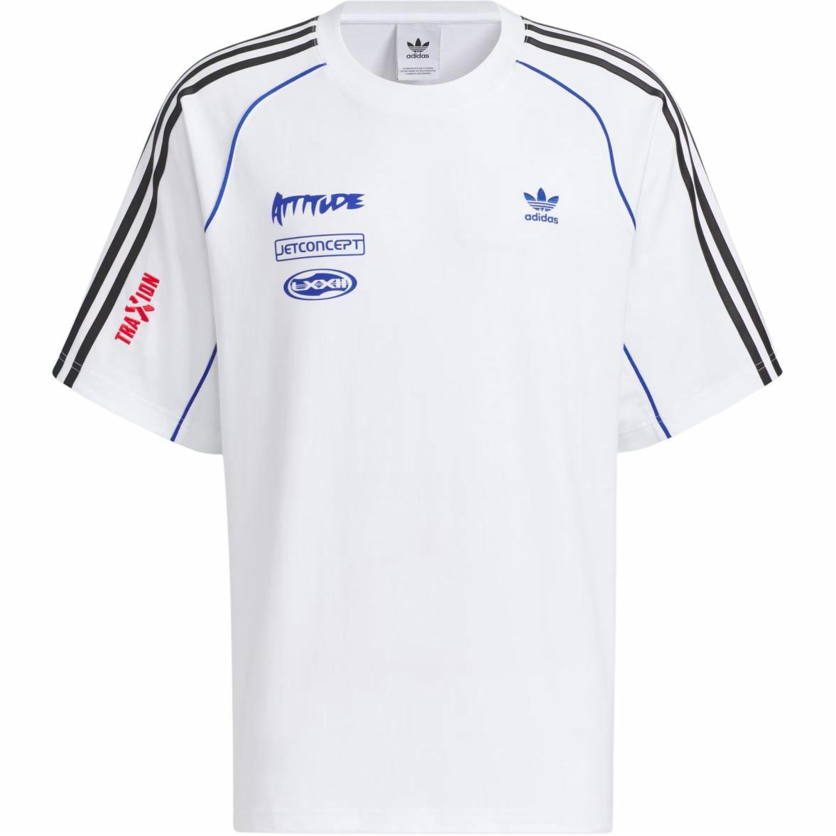 Мужская футболка adidas adidas originals ADICOLOR MOTORCORE T-SHIRT (белая)