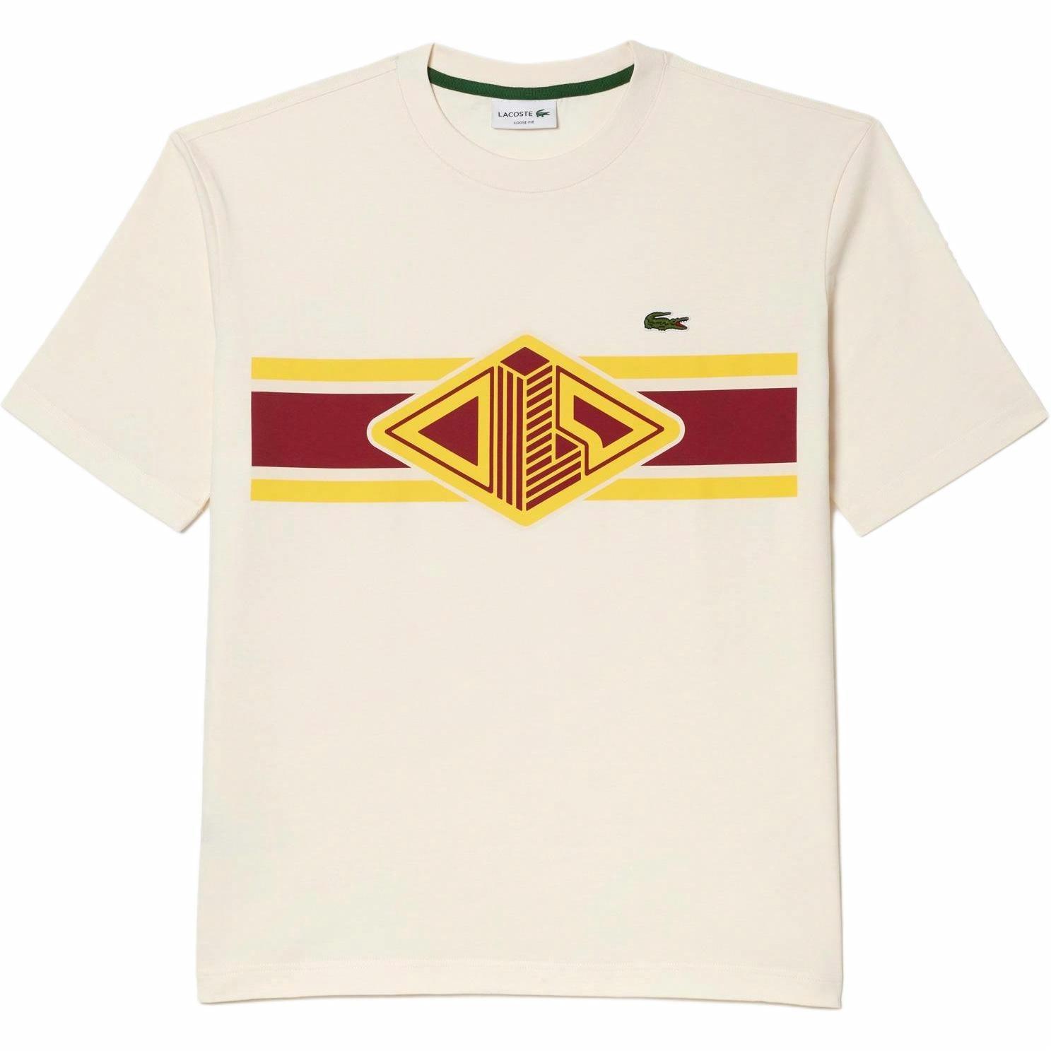 Мужская футболка LACOSTE (разноцветная)