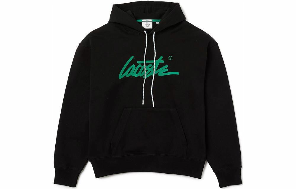 Мужское худи LACOSTE 12076 (черное)