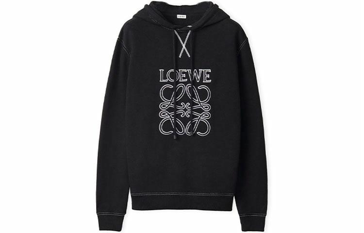 Мужское худи LOEWE (черное)