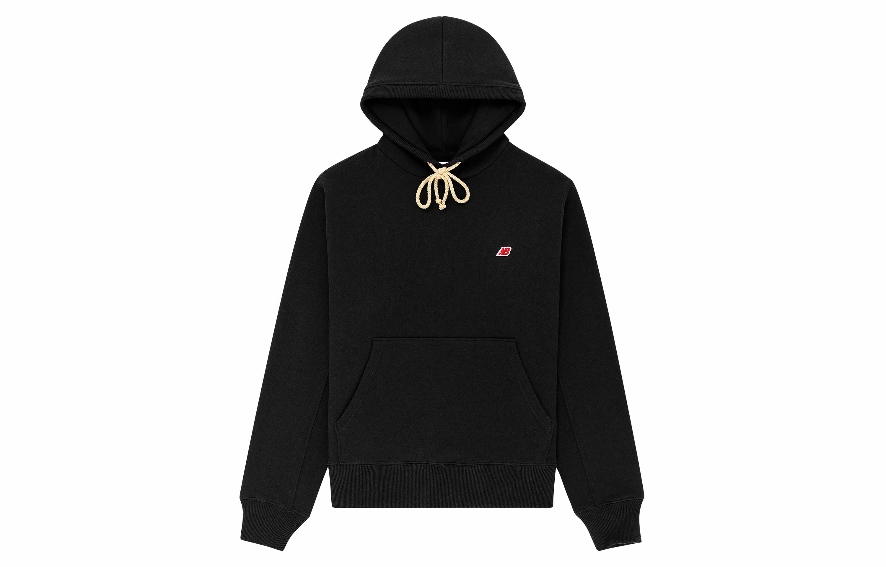 Худи New Balance Teddy Made Logo (черное)