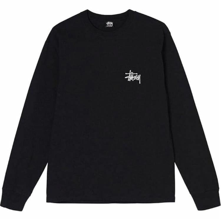 Мужская футболка Stussy Logo (черная)