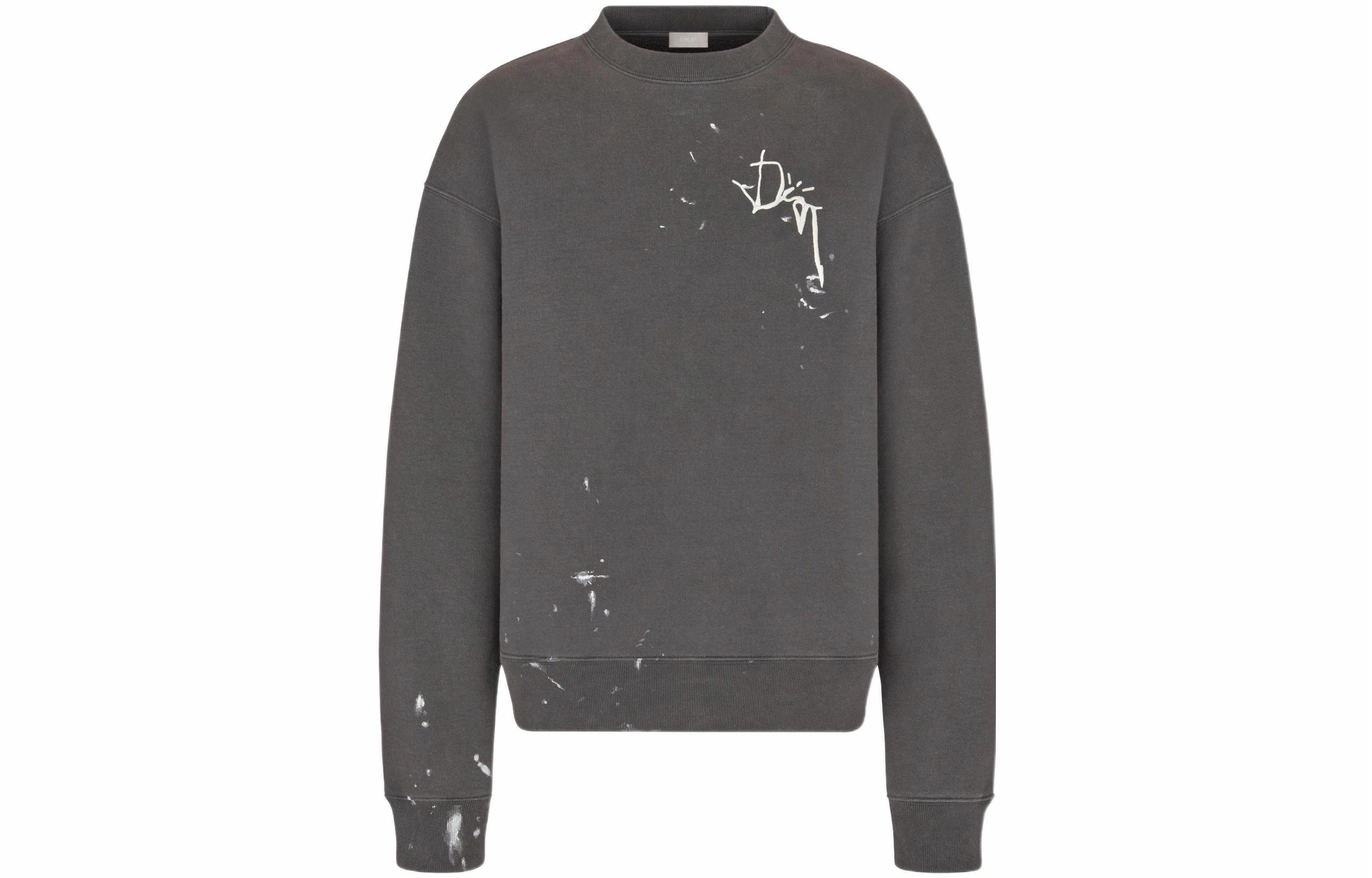 Мужское худи Dior x Travis Scott (серое)