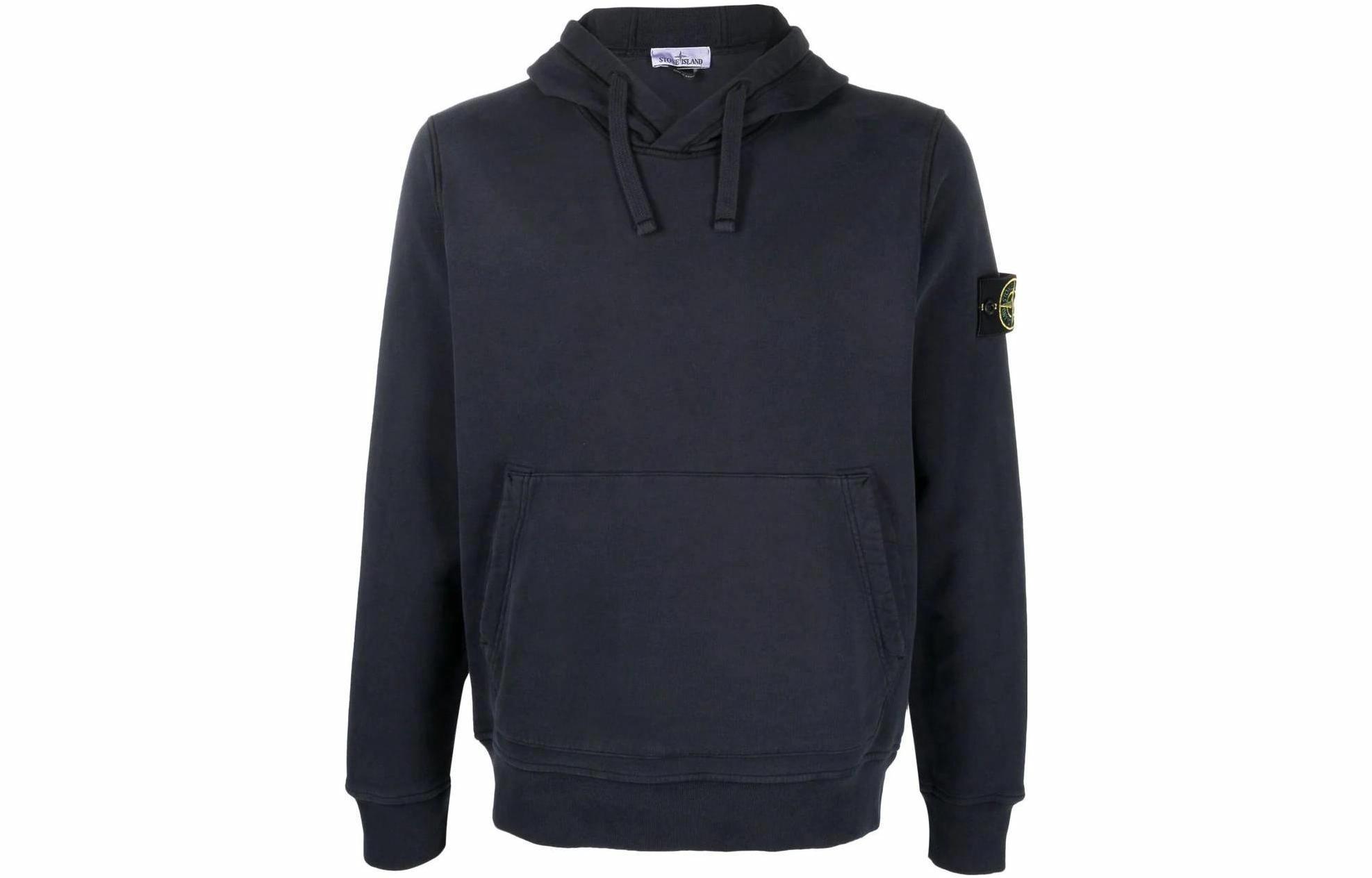 Мужское худи STONE ISLAND FW22 Compass (синее)