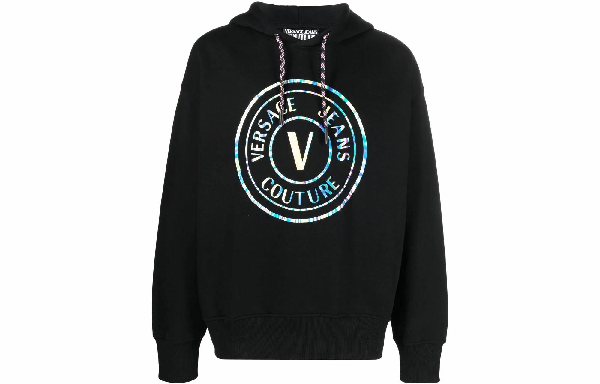 Мужское худи Versace Jeans Couture (черное)