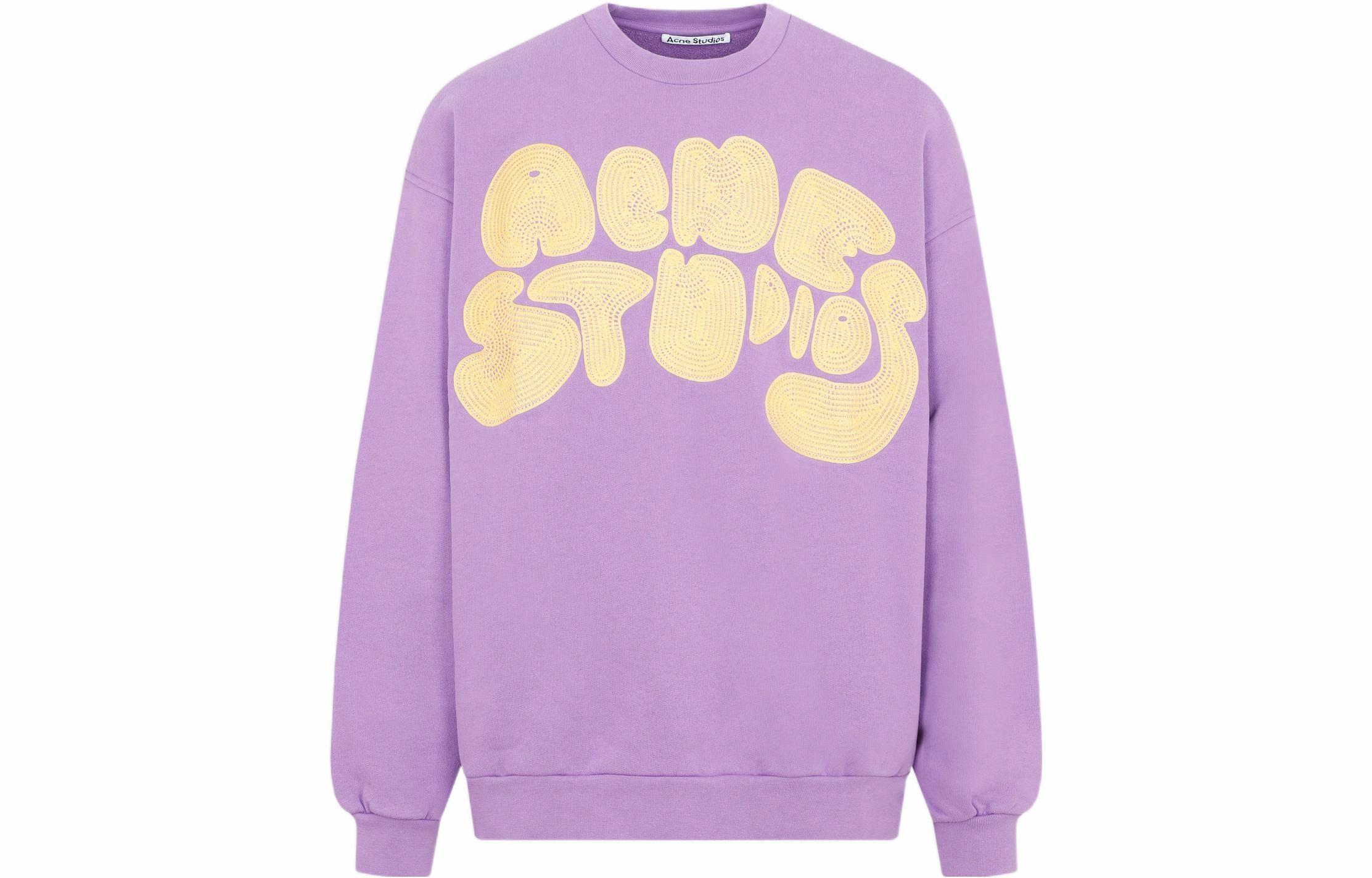 Мужское худи Acne FW22 (фиолетовое)