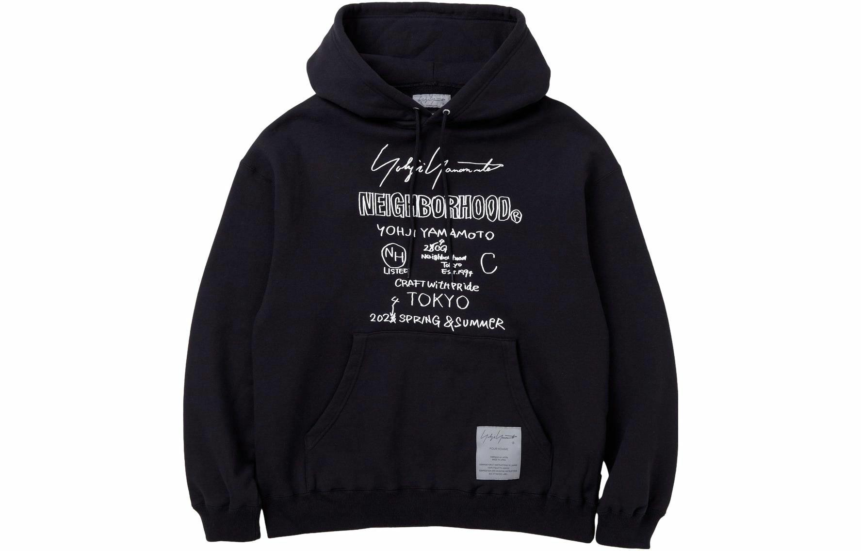 Yohji Yamamoto x NEIGHBORHOOD FW23 Hoodie 232YAYYN-CSM01S — купить