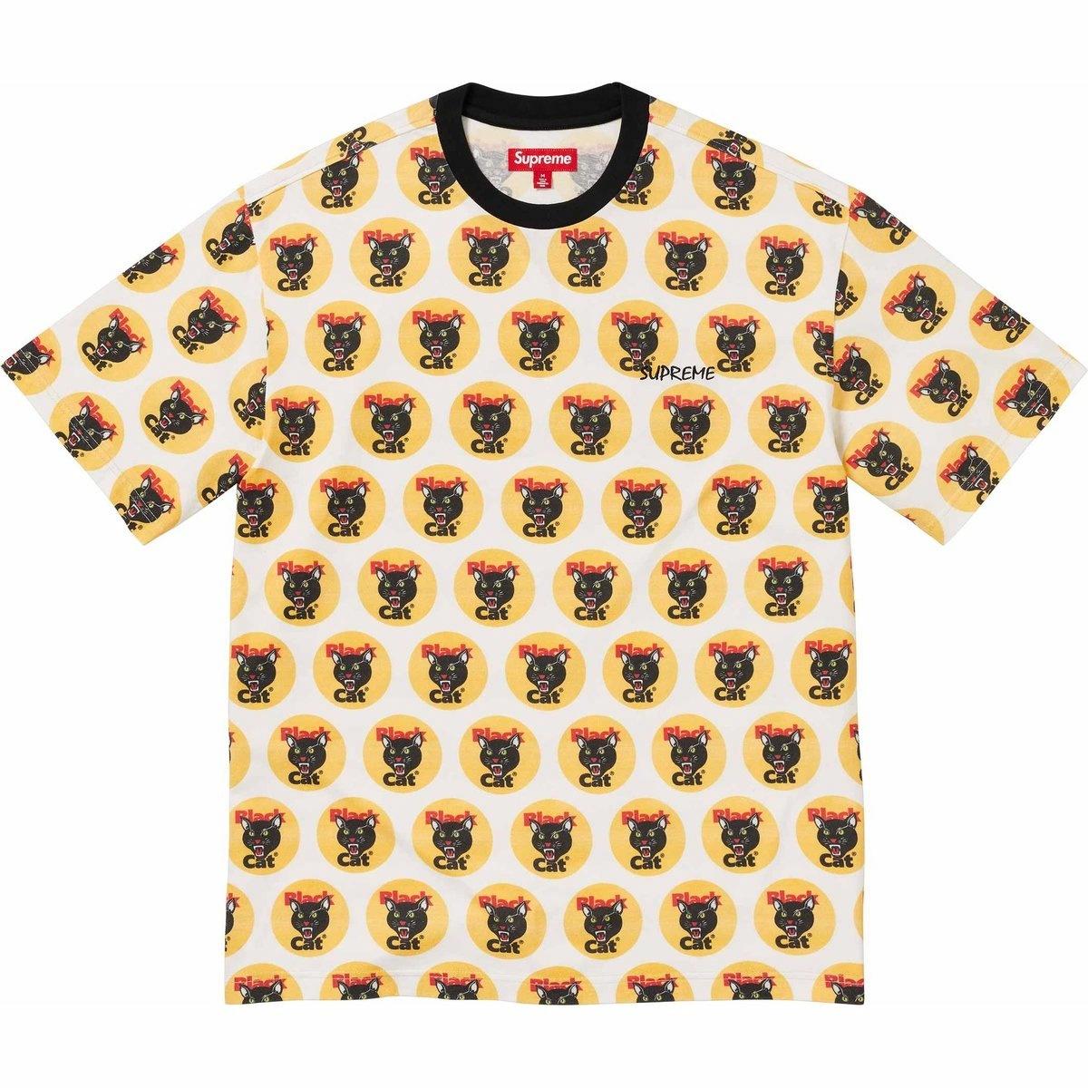 Футболка Supreme SS24 WEEK17 BLACK CAT (разноцветная)