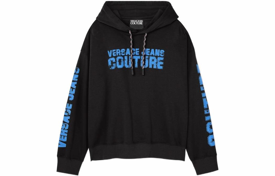 Мужское худи Versace Jeans Couture FW22 (черное)