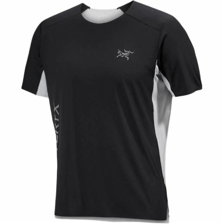 Мужская футболка Arcteryx NORVAN logoT (фиолетовая)