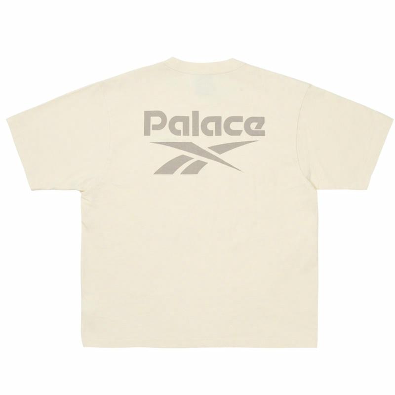 Футболка Palace x Reebok (бежевая)