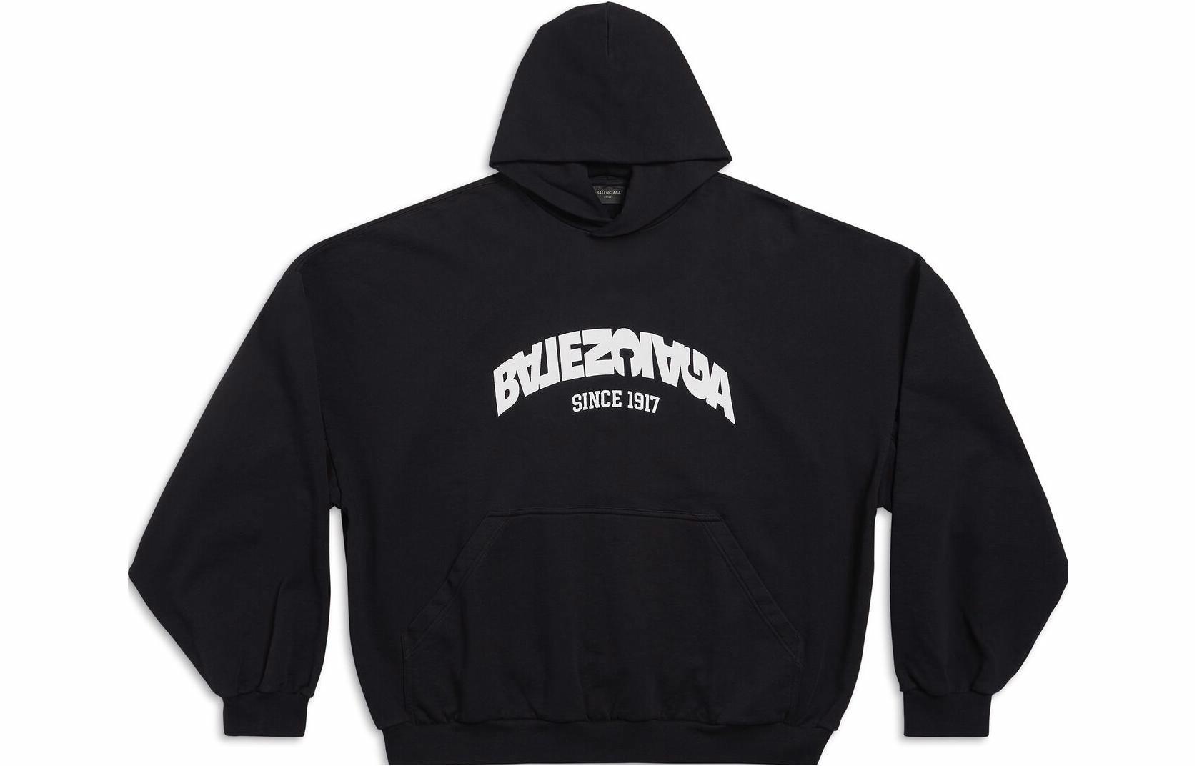 Худи Balenciaga Balenciaga FW23 Logo (черное)